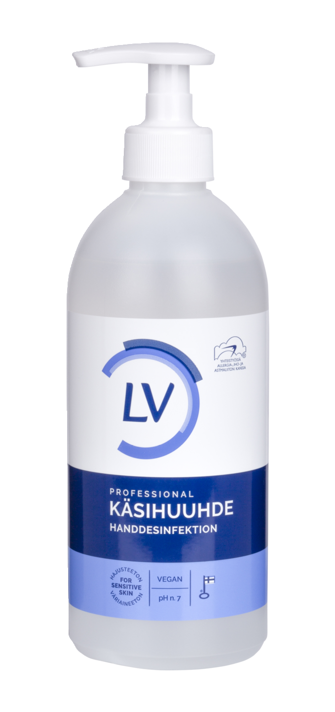 LV Käsihuuhde 500ml pumppupullo