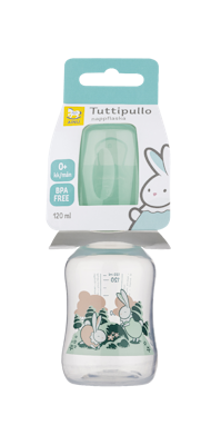 Ainu tuttipullo PP 120ml muotoiltu