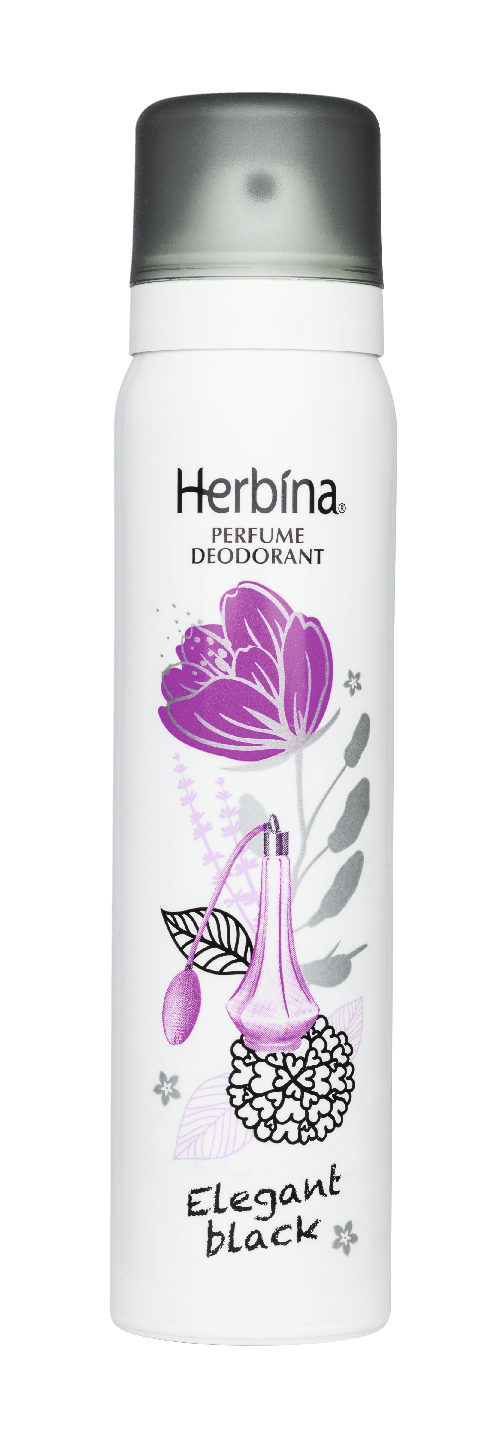Herbina parfyymideodorantti 100ml elegant black