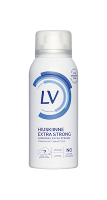 LV hiuskiinne 100ml extra strong hajusteeton