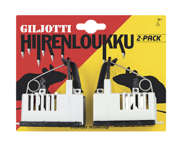 Giljotti hiirenloukku 2kpl