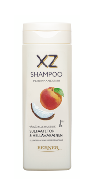 XZ sulfaatiton shampoo 250ml persikkanektari värjätyille hiuksille