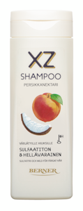 XZ sulfaatiton shampoo 250ml persikkanektari värjätyille hiuksille