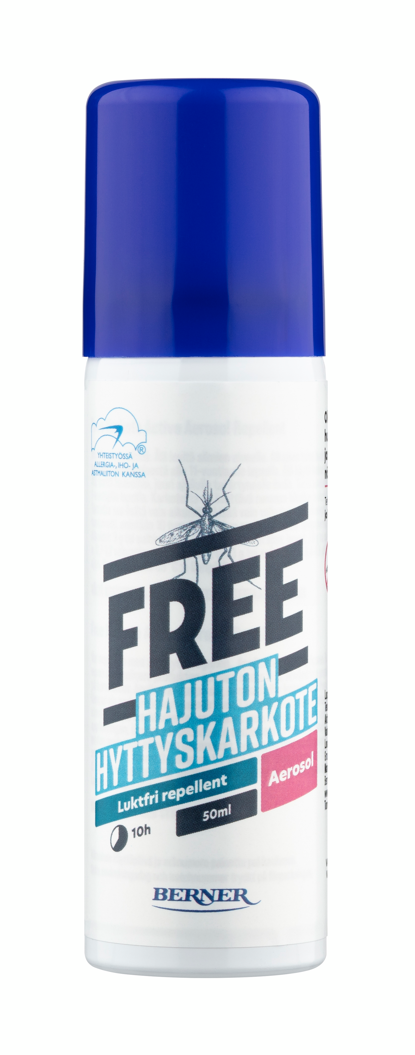 Free 50ml hyttyskarkote aerosoli