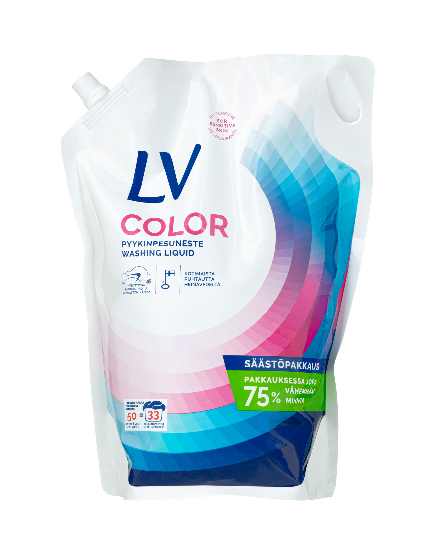 LV Color pyykinpesuneste 2,5l säästöpakkaus