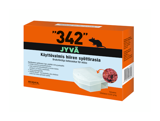 342 syöttirasia 2kpl a 50g jyväsyötti