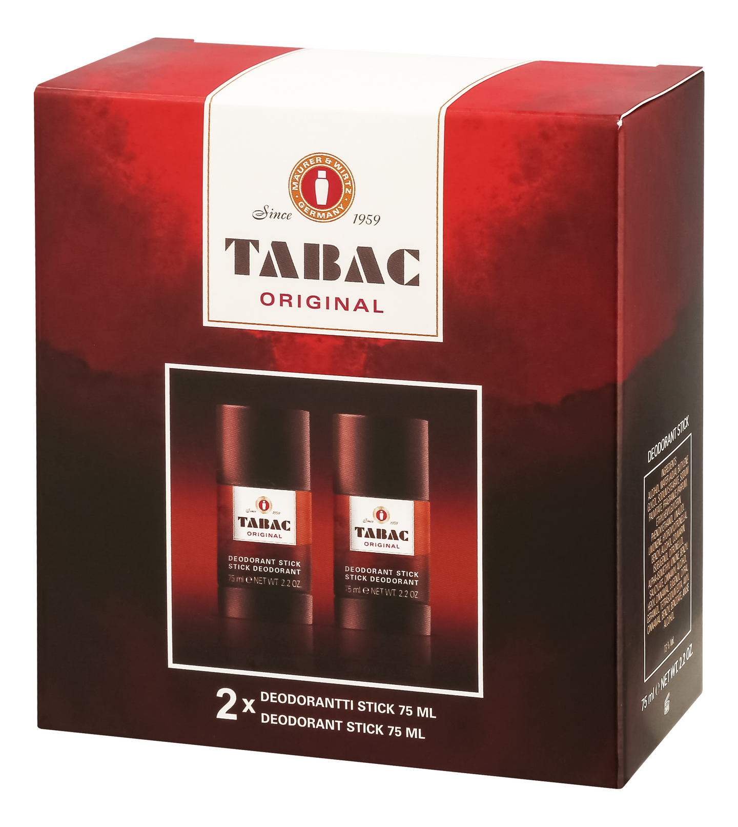 Tabac Original Duo stick deodorantti 2x75ml lahjapakkaus