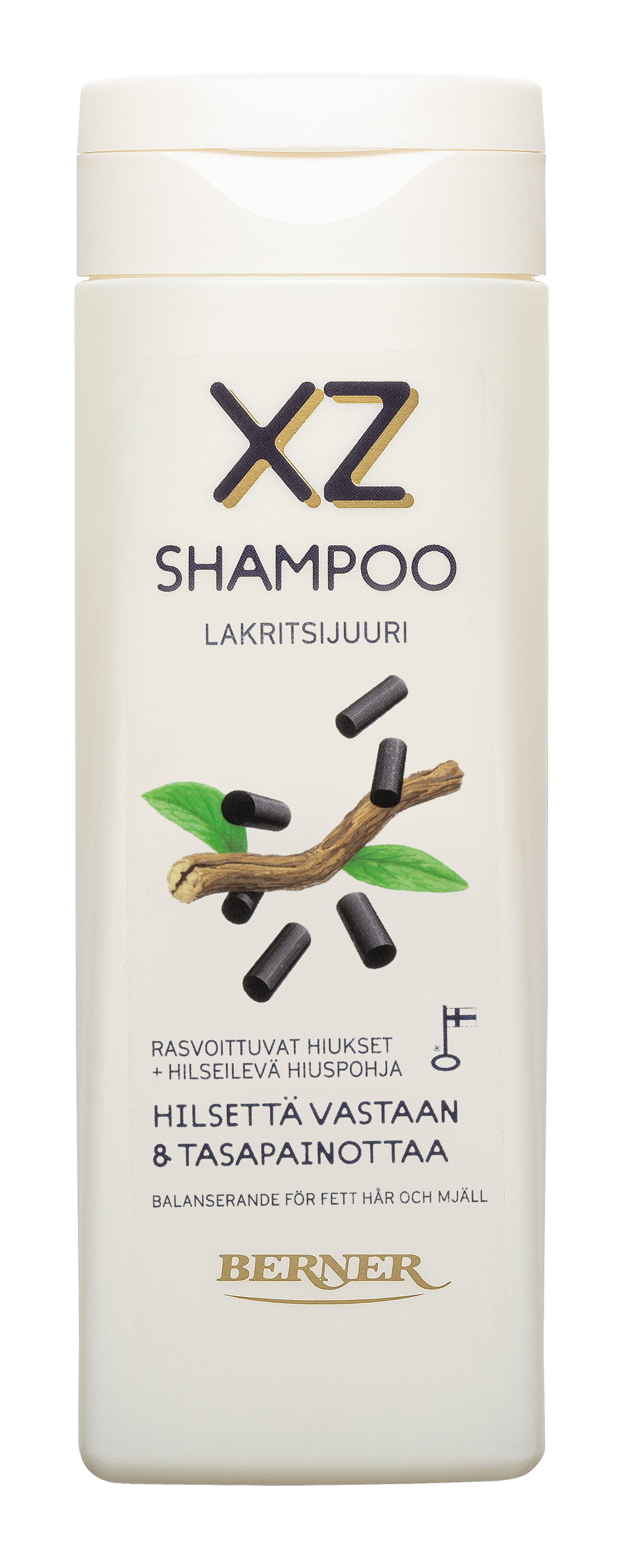 XZ hilseshampoo 250ml lakritsijuuri