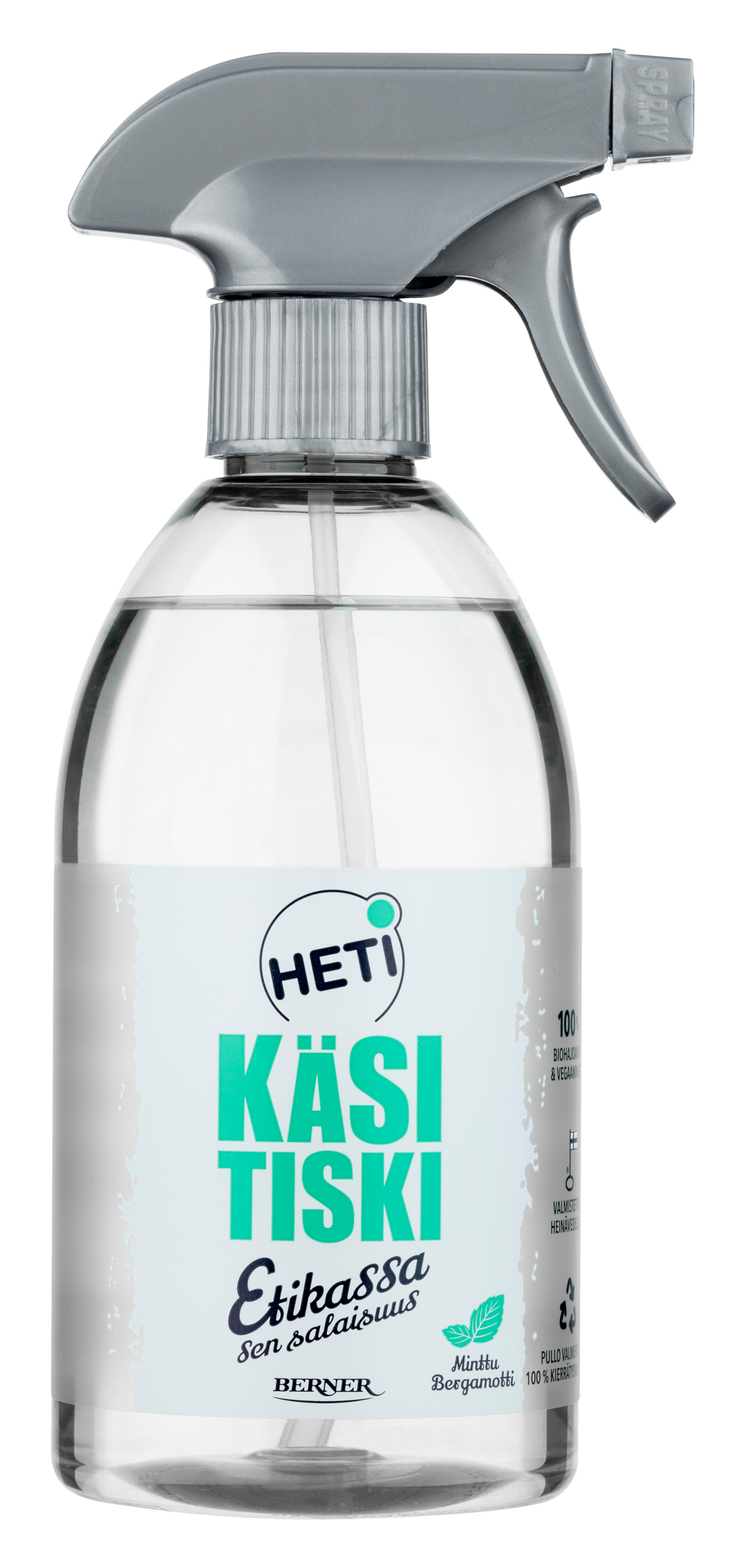 Heti käsitiskispray 500ml bergamotti-mintt