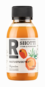 Rajamäen omenaviinietikka shotti 100ml Tyrni-porkkana