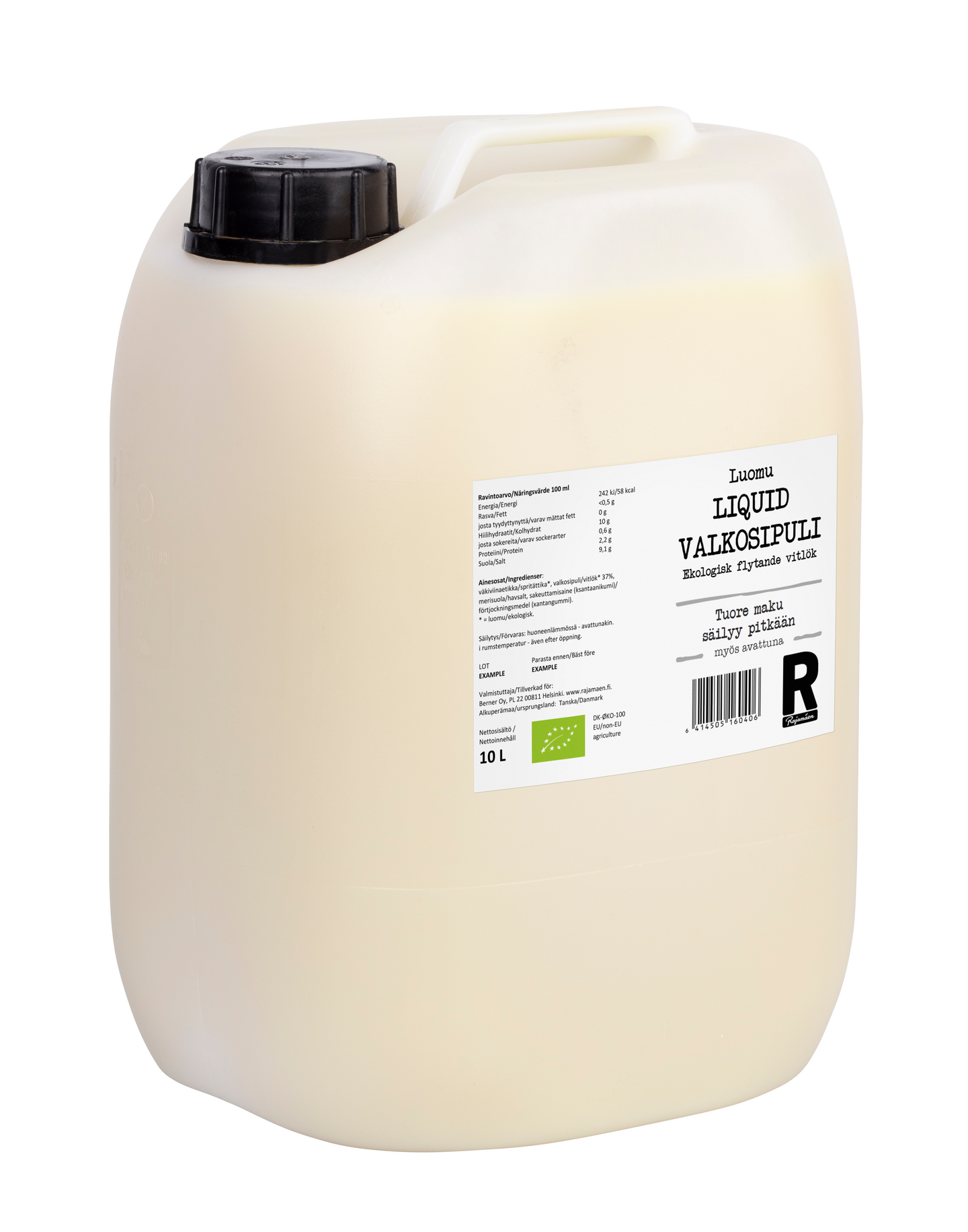 Rajamäen liquid valkosipuli 10l luomu