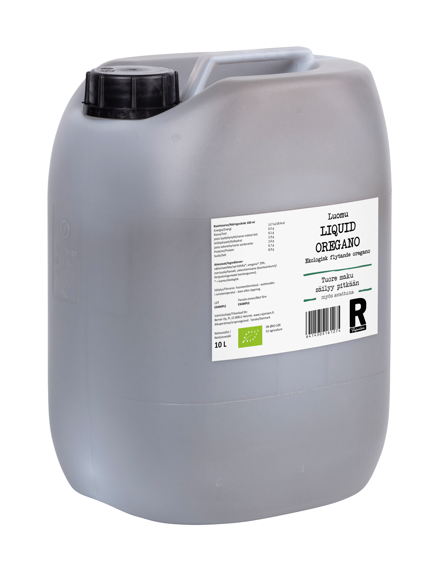 Rajamäen liquid oregano 10l luomu