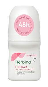 Herbina antiperspirantti roll-on 50ml Hoitava puolukka 48h