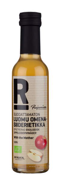 Rajamäen Luomu Omenasiiderietikka 250 ml