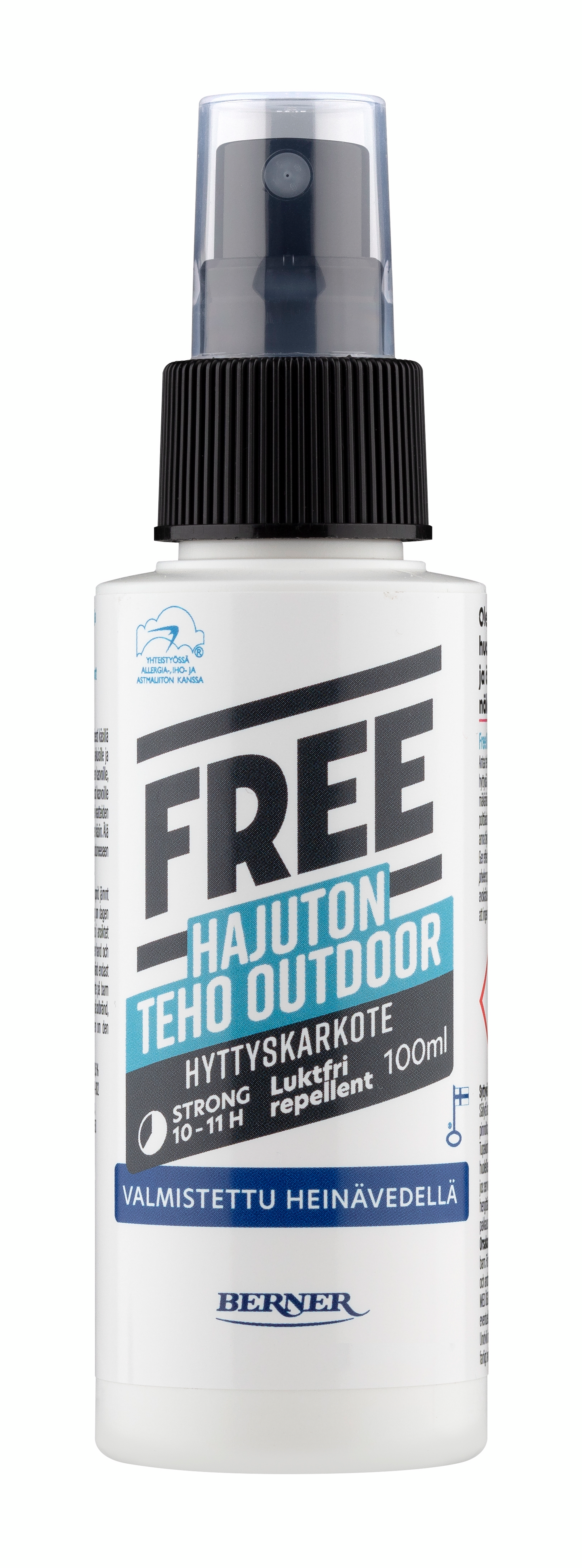 Free Teho Outdoor hyttyskarkote 100ml hajuton