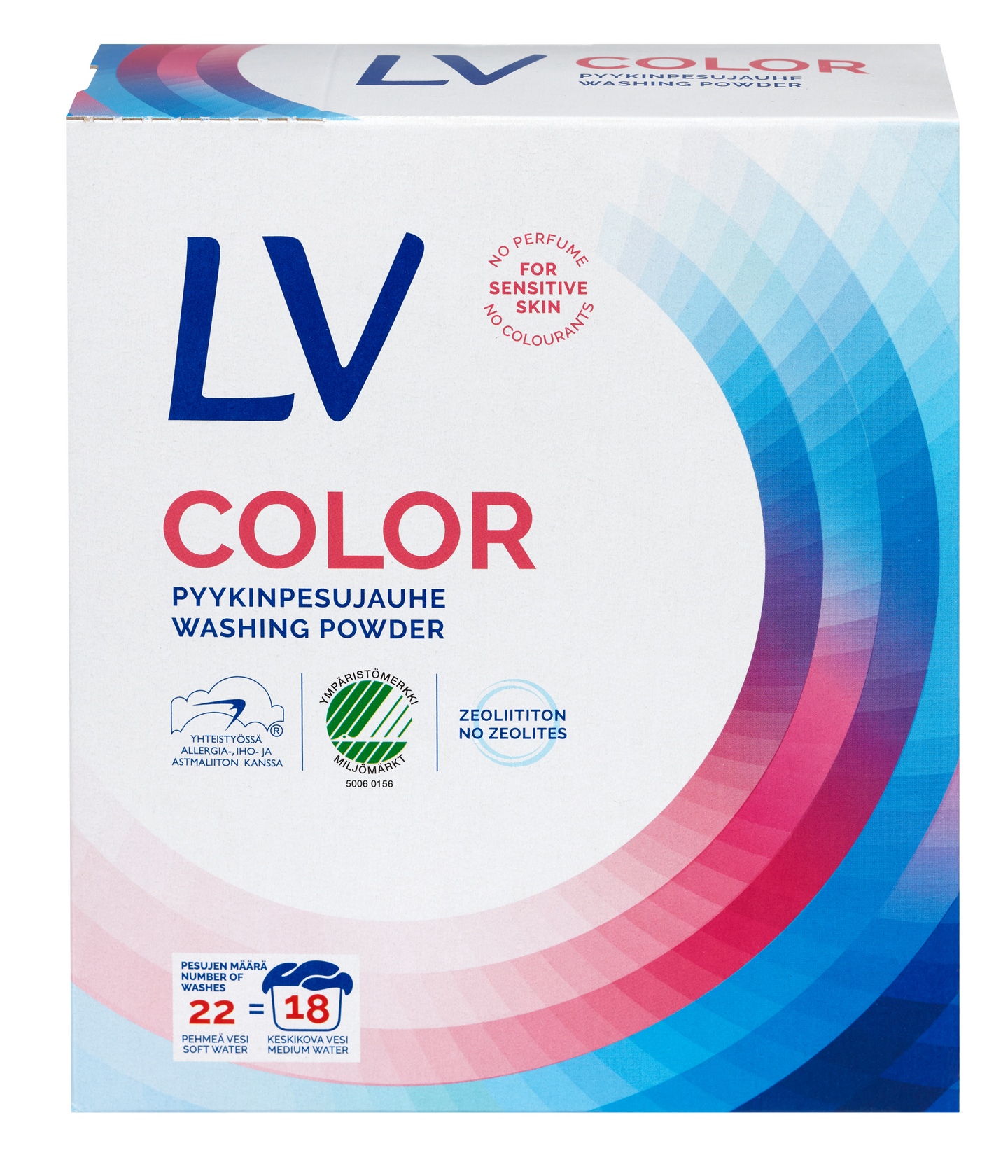 LV pyykinpesujauhetiiviste 750g Color