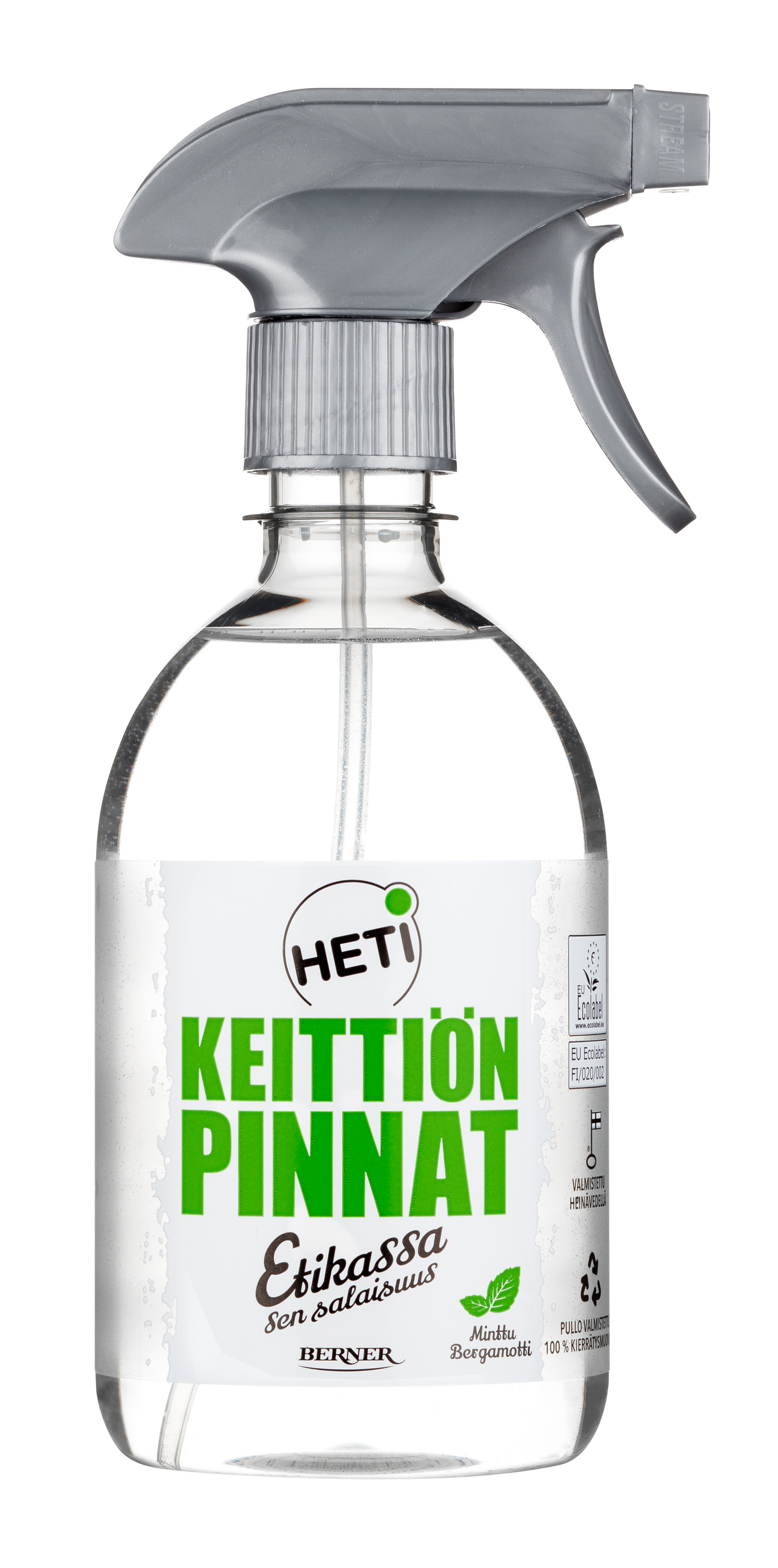 Heti keittiön pintojen pesu 500ml bergamotti-minttu