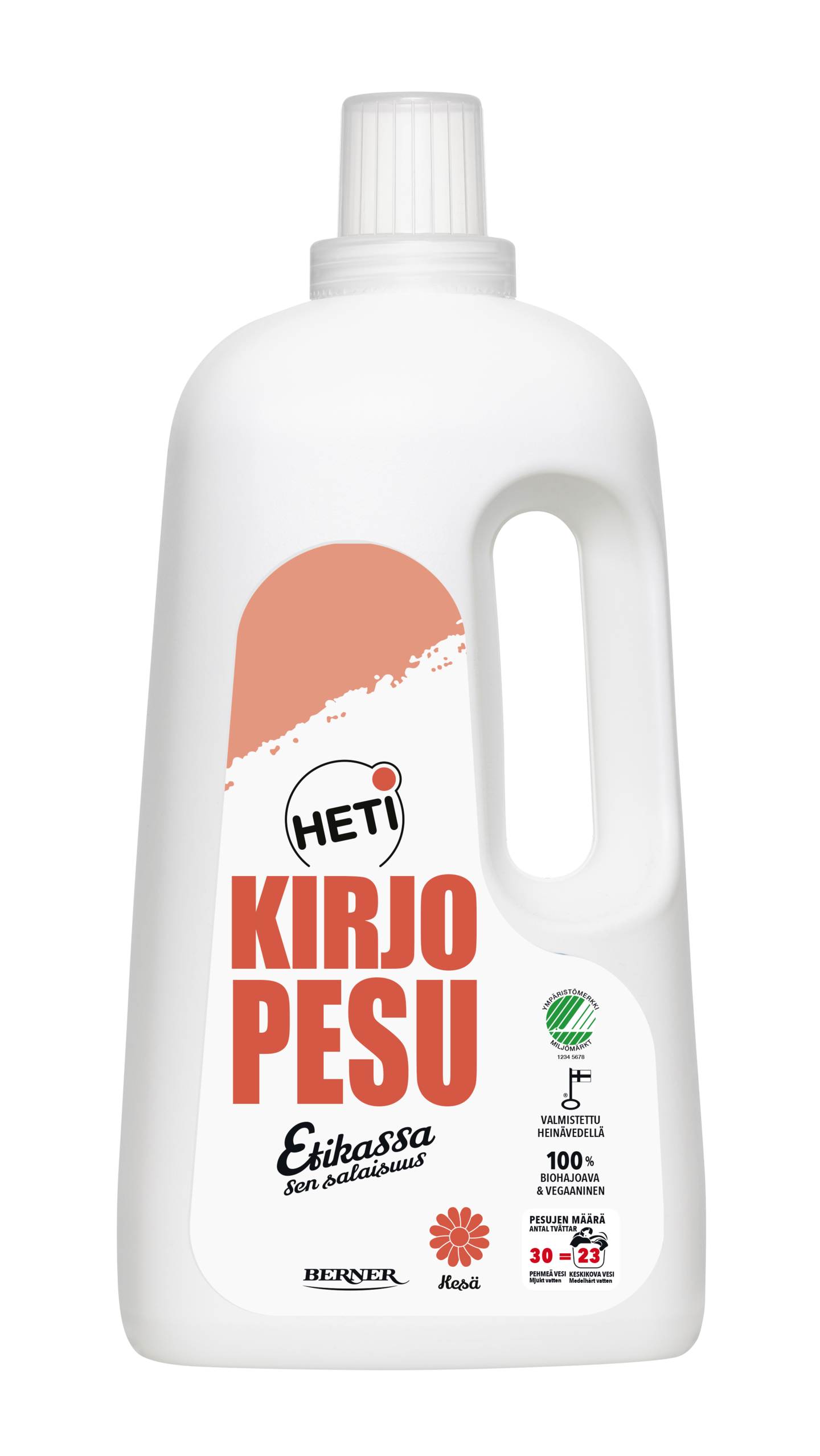 Heti kirjopyykin pesuaine 1,5l