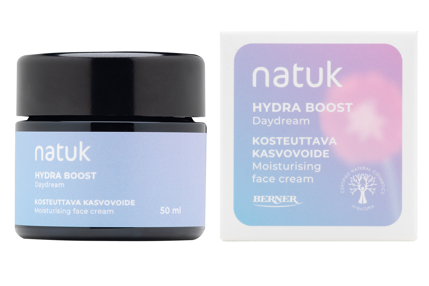 Natuk Hydra-Boost kosteuttava kasvovoide 50ml