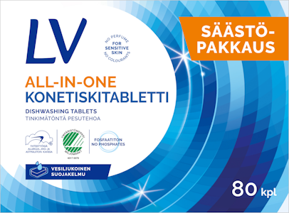 LV 80kpl all-in-one konetiskitabletti