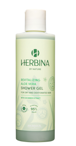 Herbina 250ml suihkugeeli Revitalizing Aloe Vera