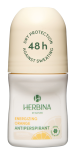 Herbina 48H antiperspirantti 50ml roll-on Energizing Orange