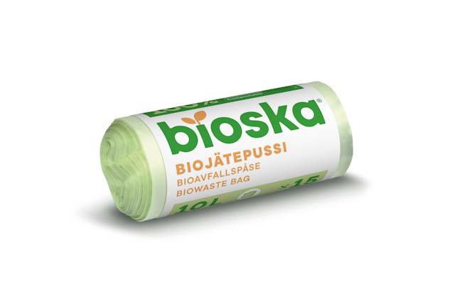 Bioska biojätepussi 10l 15kpl