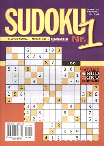 Sudoku Nr 1 ristikkolehti