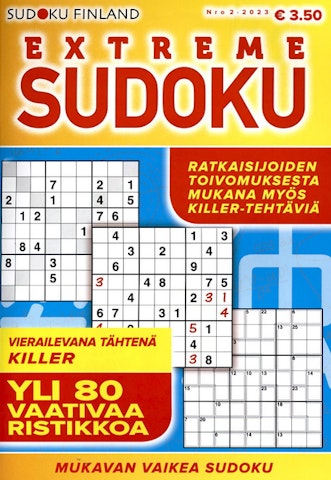 Extreme Sudoku aikauslehti