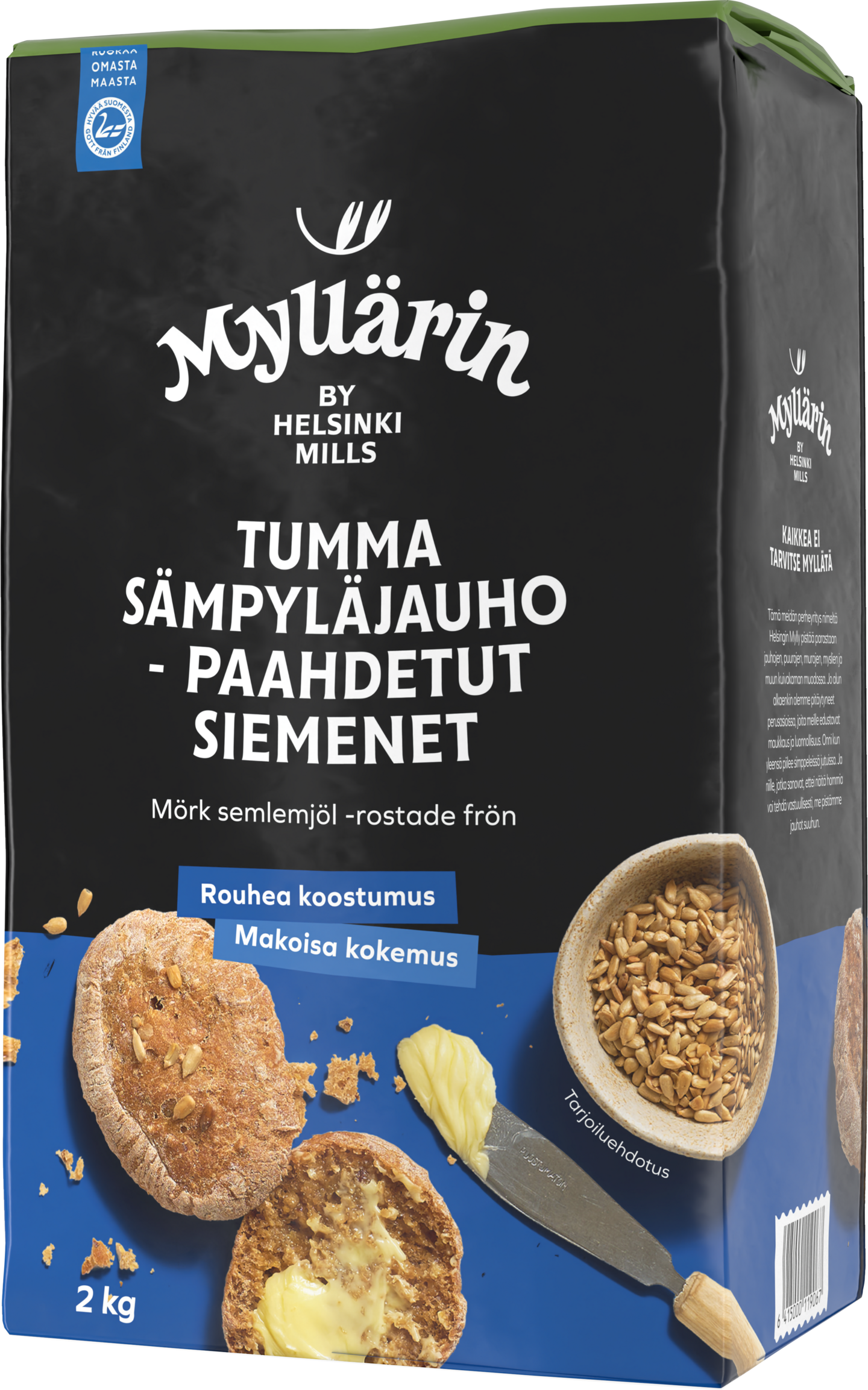 Myllärin Sämpyläjauho tumma paahdetut siemenet 2kg