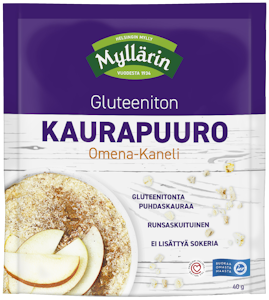 Myllärin Gluteeniton Kaurapuuro Omena-Kaneli 40 g