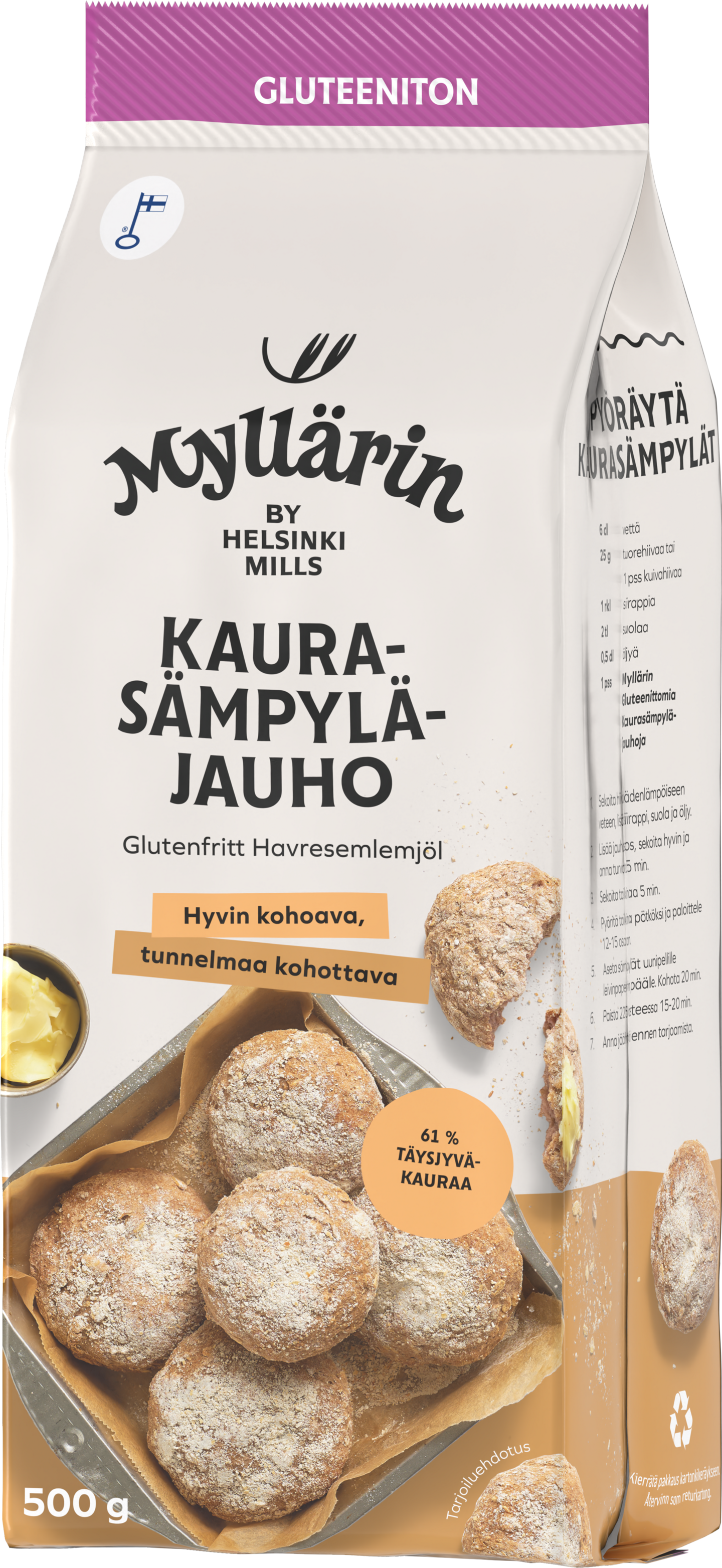 Myllärin Gluteeniton kaurasämpyläjauho 500g