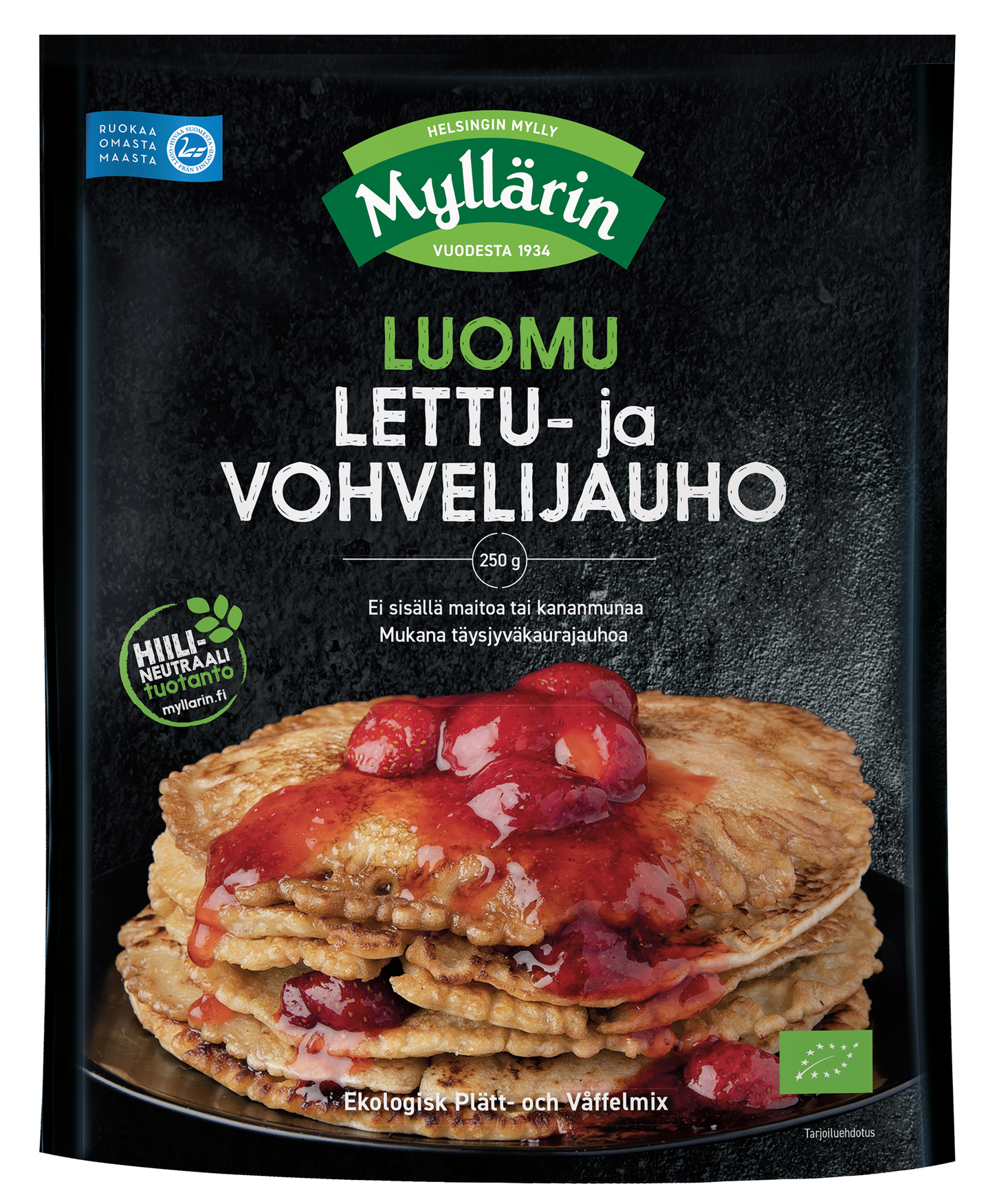 Myllärin Luomu Lettu- ja vohvelijauhe 250g