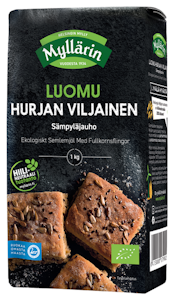 Myllärin Luomu Hurjan Viljainen sämpyläjauho 1kg