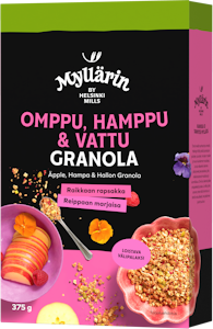 Myllärin Granola Omppu-hamppu-Vattu 375 g