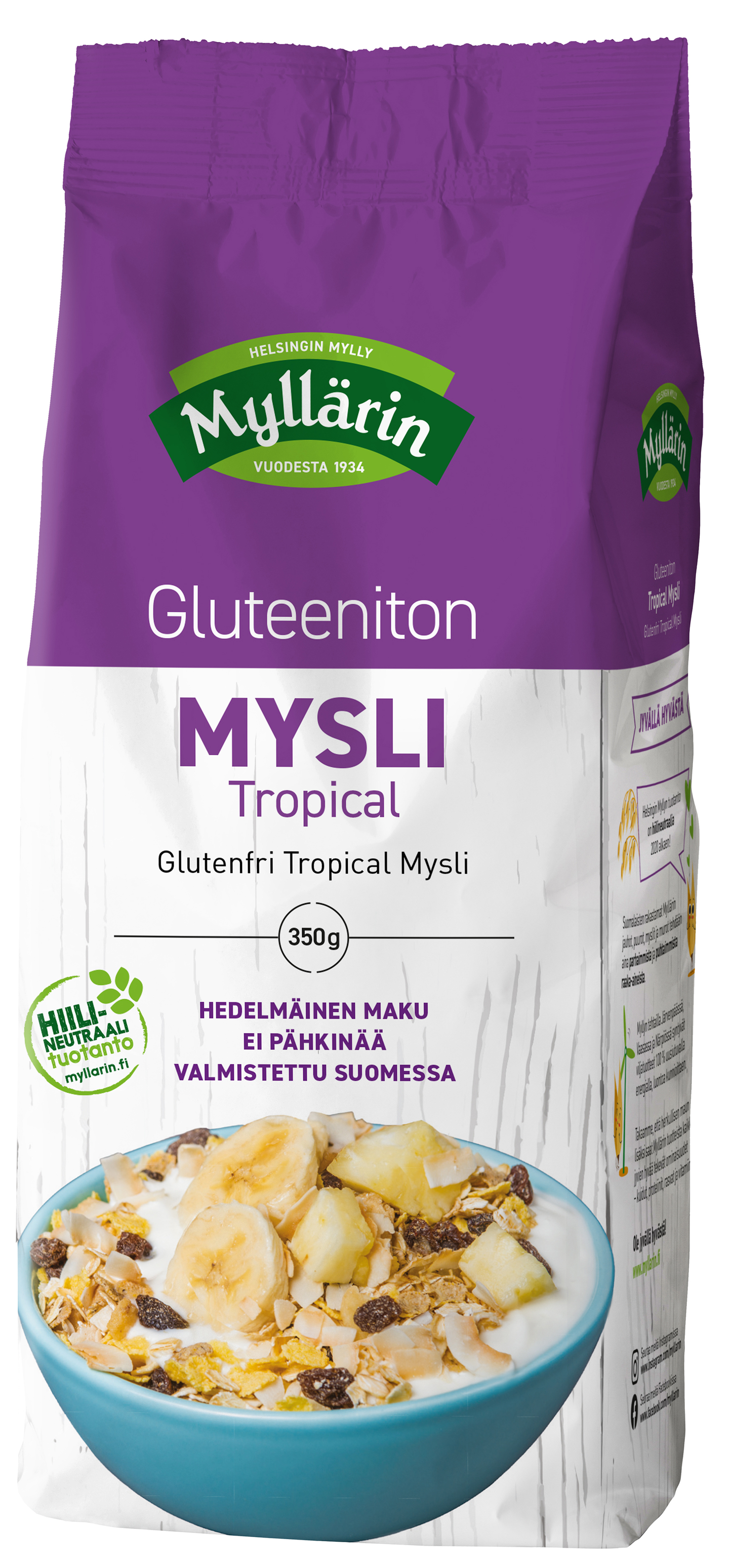 Myllärin Tropical mysli 350g gluteeniton