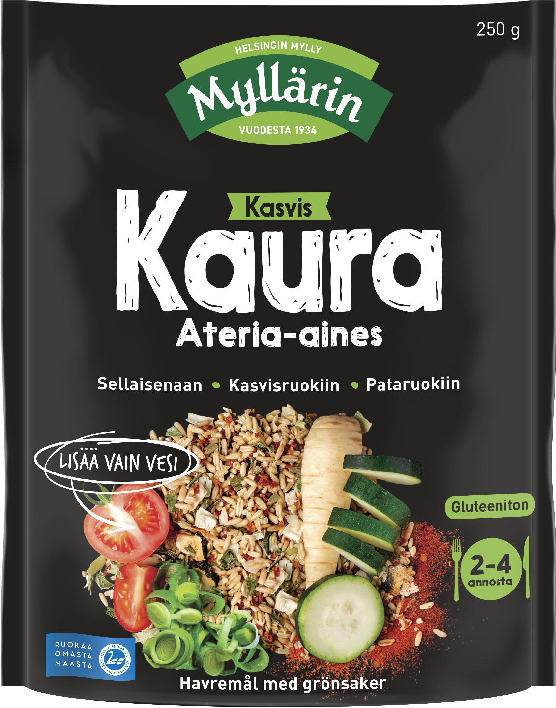 Myllärin Kasvis kaura ateria-aines 250g — HoReCa-tukku Kespro