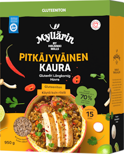 Myllärin Gluteeniton Pitkäjyväinen Kaura 950 g