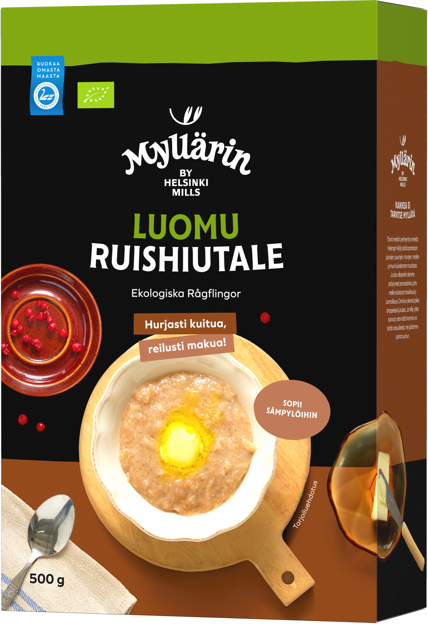 Myllärin Luomu Ruishiutale 500g