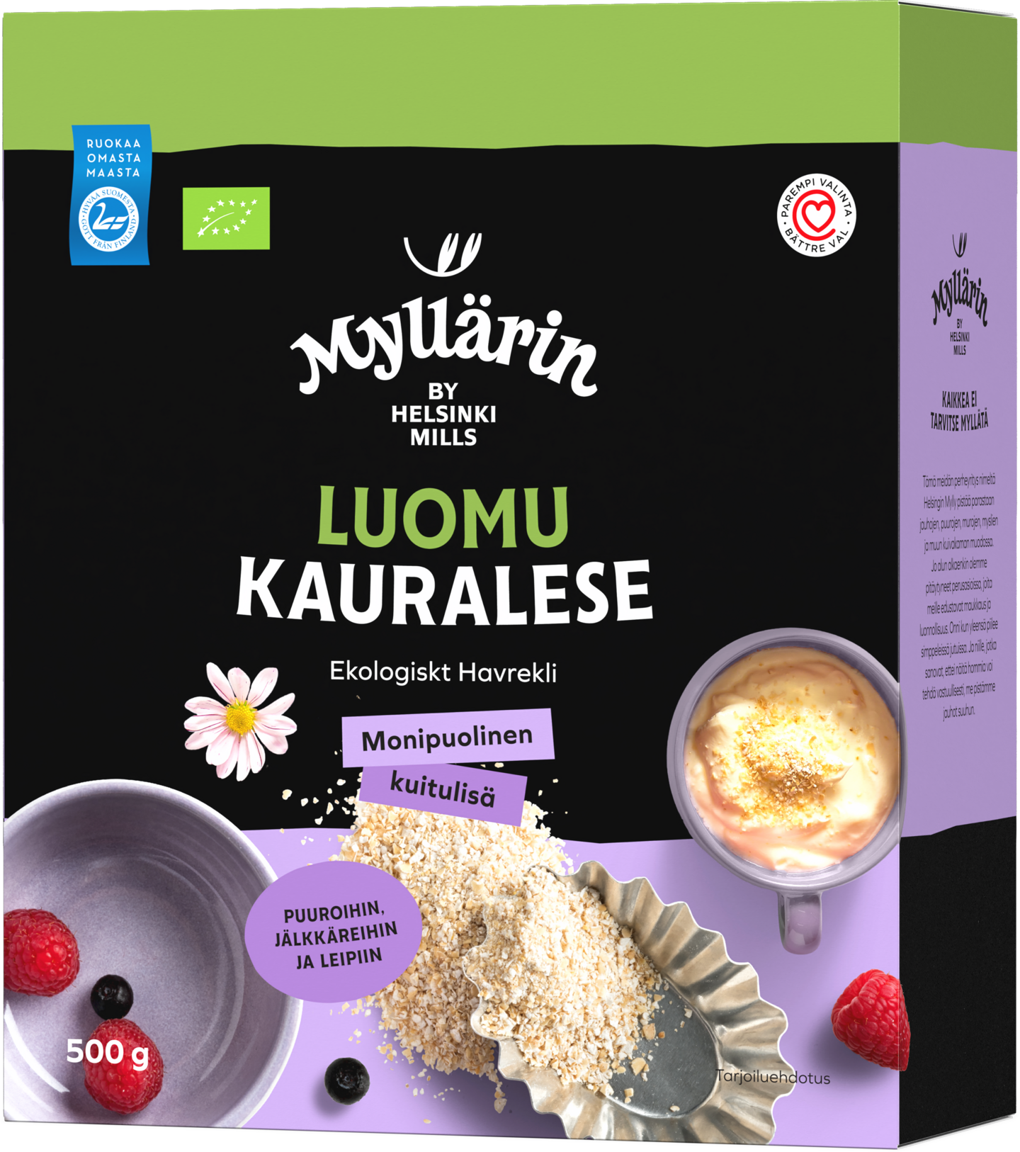 Myllärin Luomu Kauralese 500g