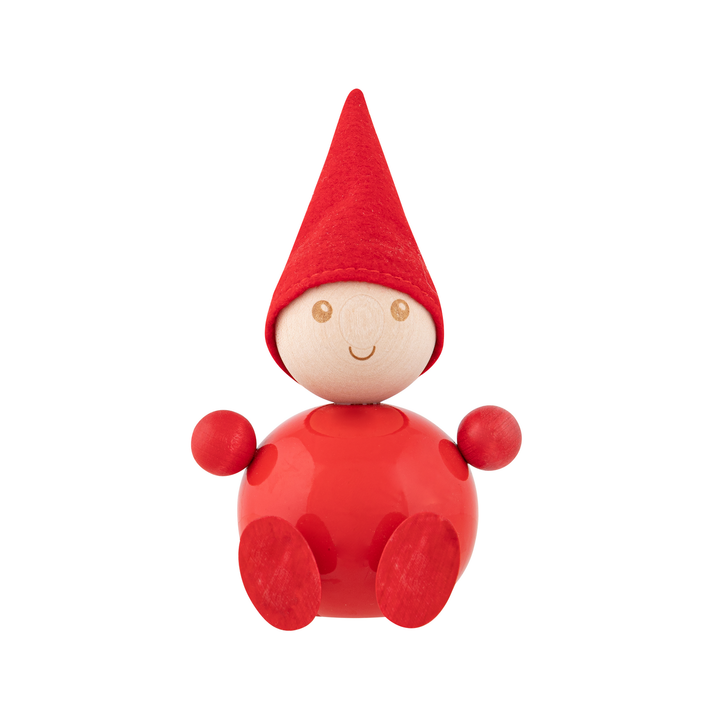 Aarikka Tonttu istuja punainen