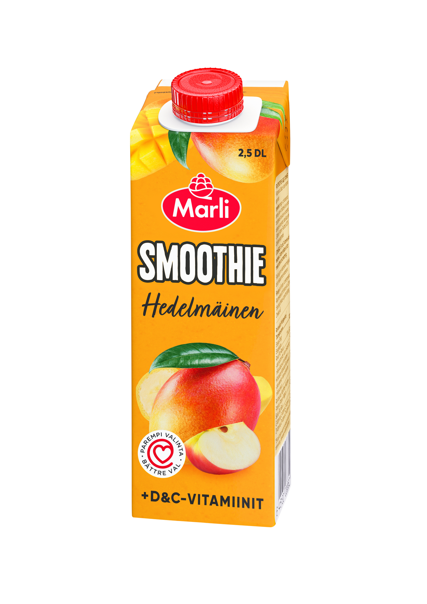 Marli hedelmäinen smoothie + D&C -vitamiinit 2,5dl