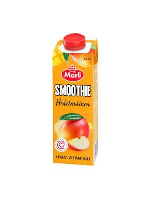 Marli hedelmäinen smoothie + D&C -vitamiinit 2,5dl