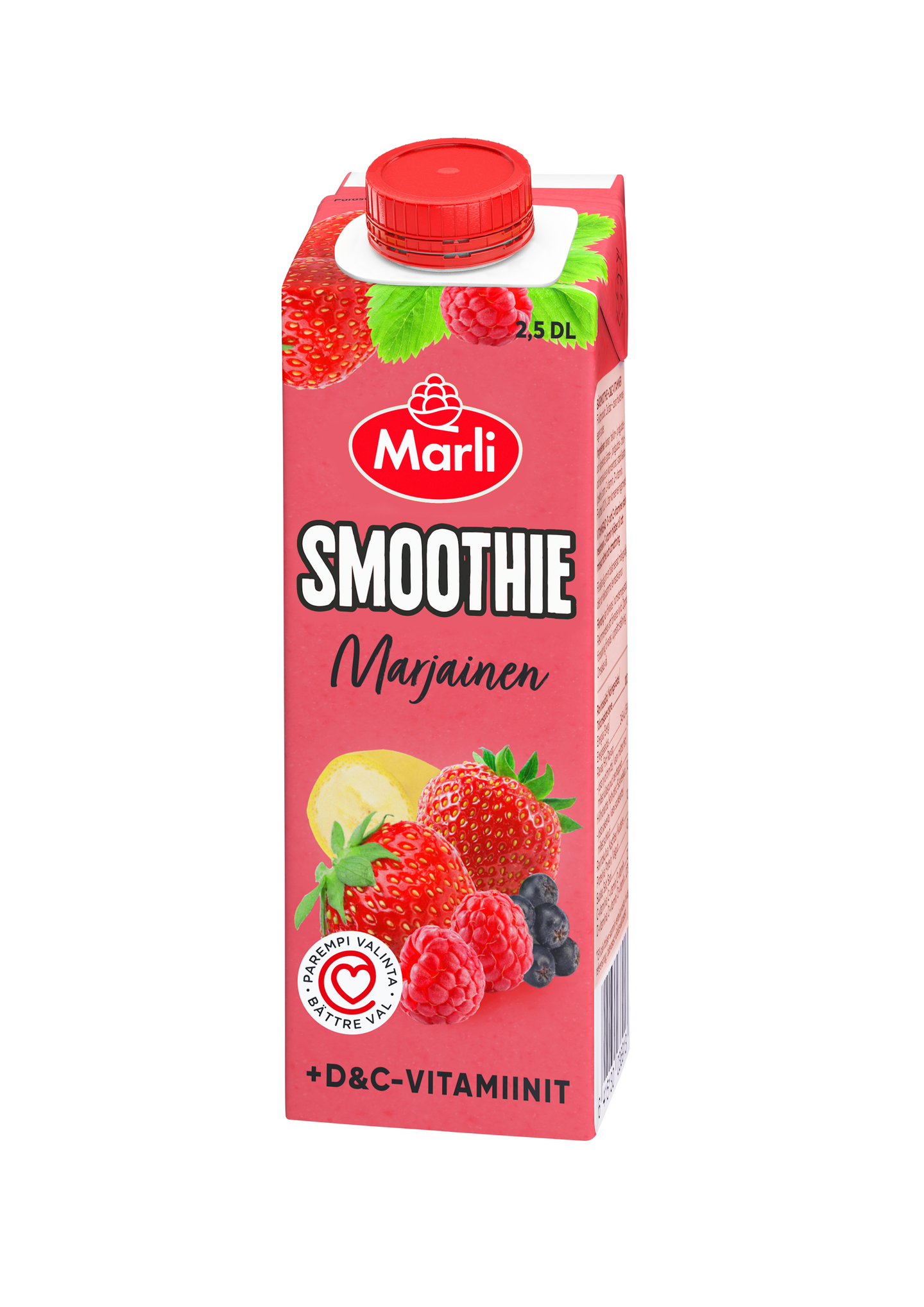 Marli marjainen smoothie D&C -vitamiinit 2,5dl