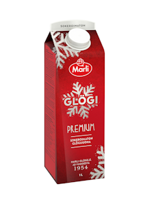 Marli premium sokeroimaton glögijuoma 0% 1l PUOLILAVA