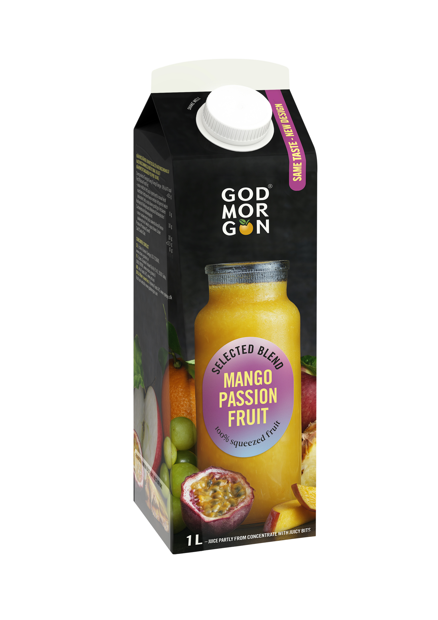 God Morgon Selected Blend täysmehu 1l mango-passion