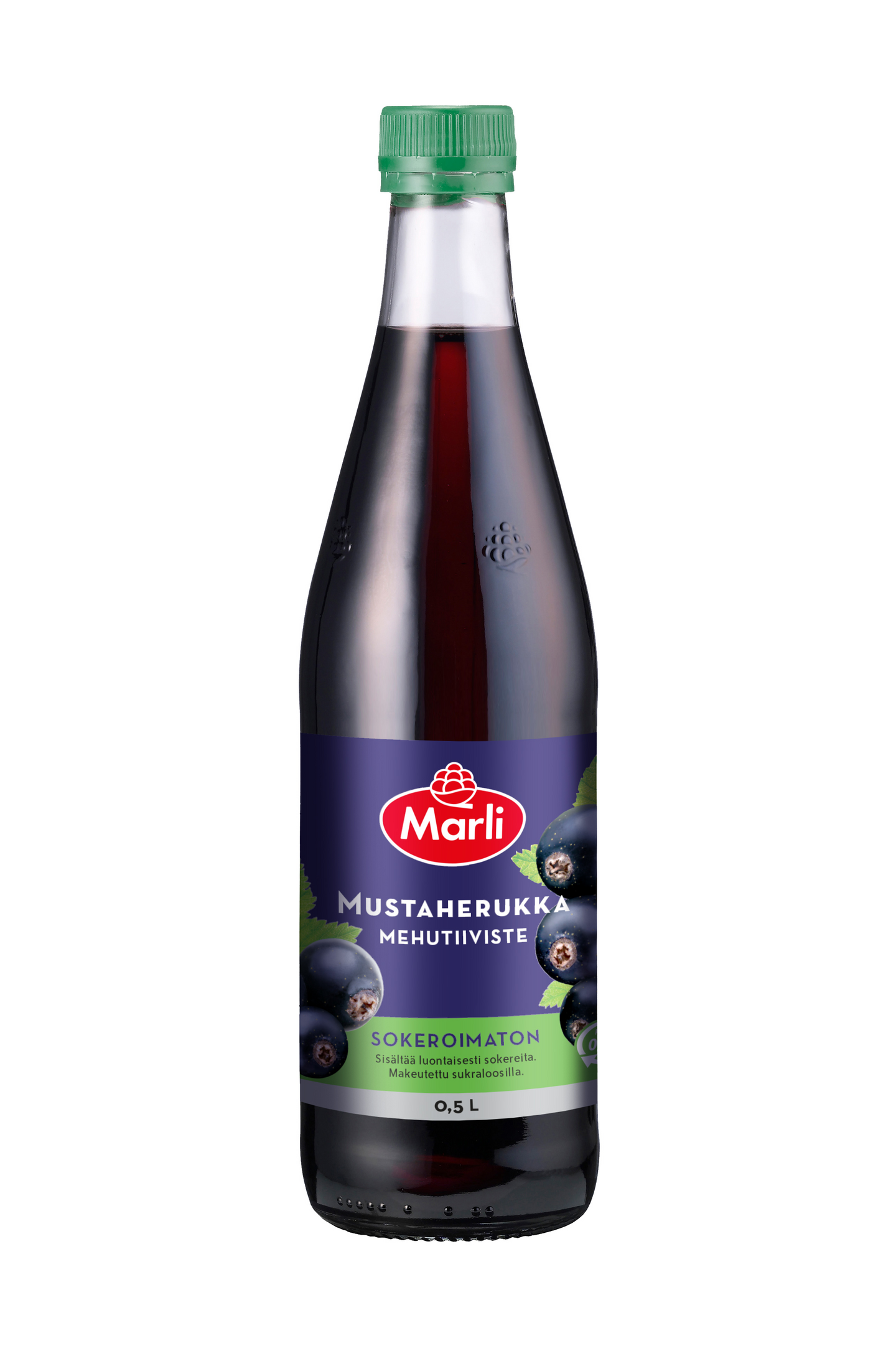 Marli perinteinen mustaherukkamehu 0,5l sokeriton