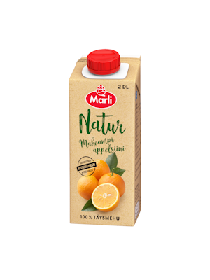 Marli Natur makeampi appelsiinitäysmehu 2dl