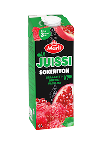 Marli Juissi sokeriton granaattiomena-vadelma 1l