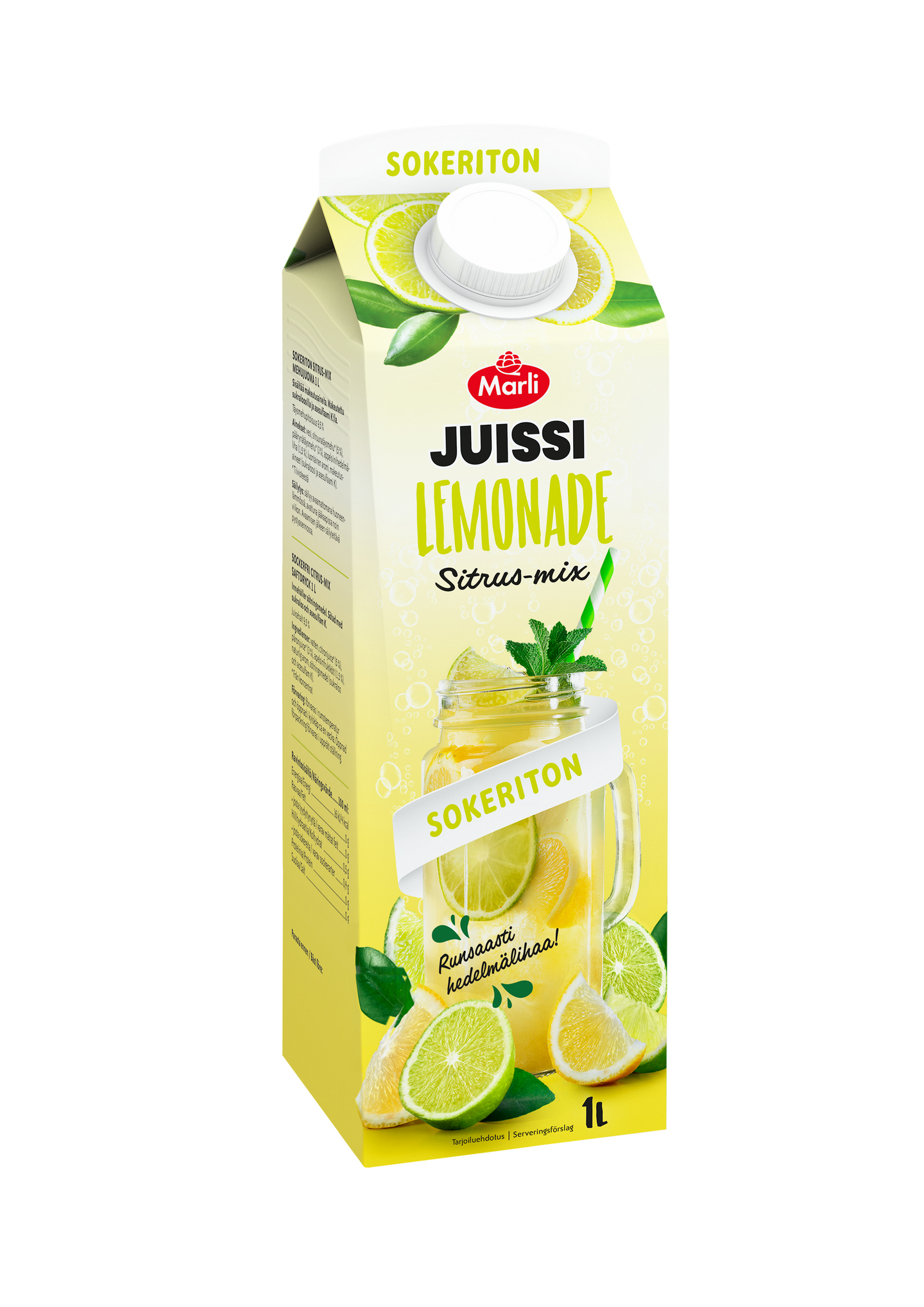 Marli Juissi Lemonade Sokeriton Sitrus mix mehujuoma 1